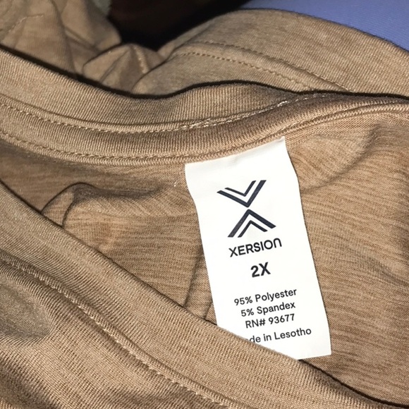 Xersion Everyday Womens Crew Neck Short Sleeve T-Shirt Plus - Picture 5 of 5